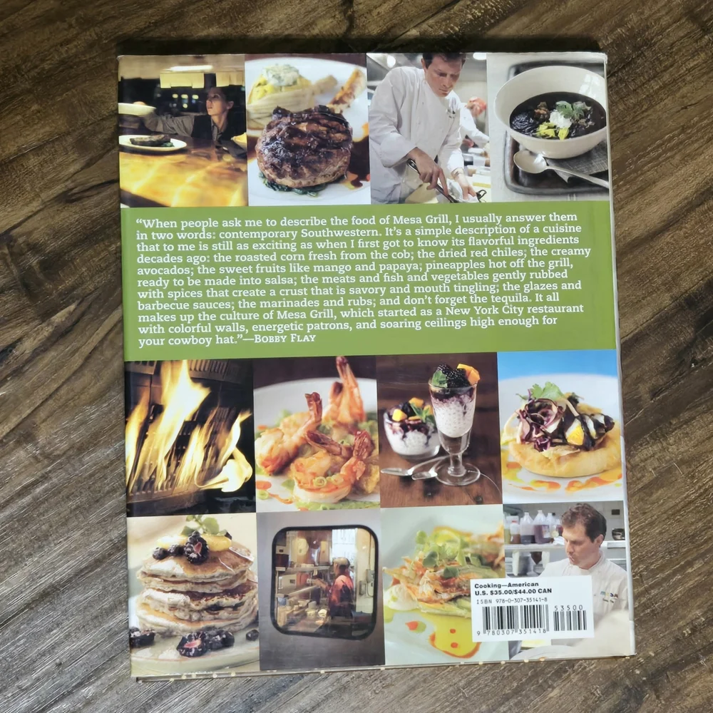 278 Page Bobby Flays Mesa Grill Cookbook Hardcover Southwestern Kitchen 2007